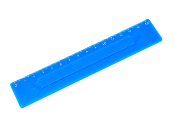 スリットルーラーP１５cm  品番：110200045 無地 ブルー,固定も移動も自在にできる定規,ずれない定規,滑らない定規・non-slip ruler